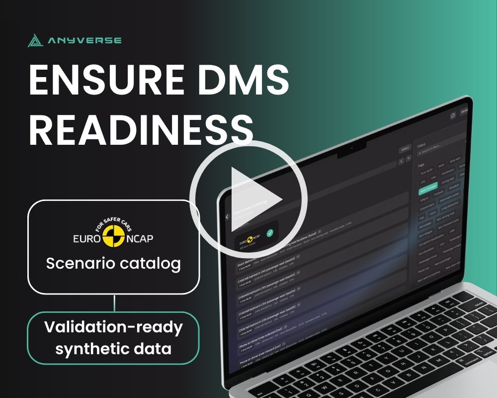 Anyverse INCABIN CTA Synthetic Data for In-Cabin Monitoring AI - Web Application