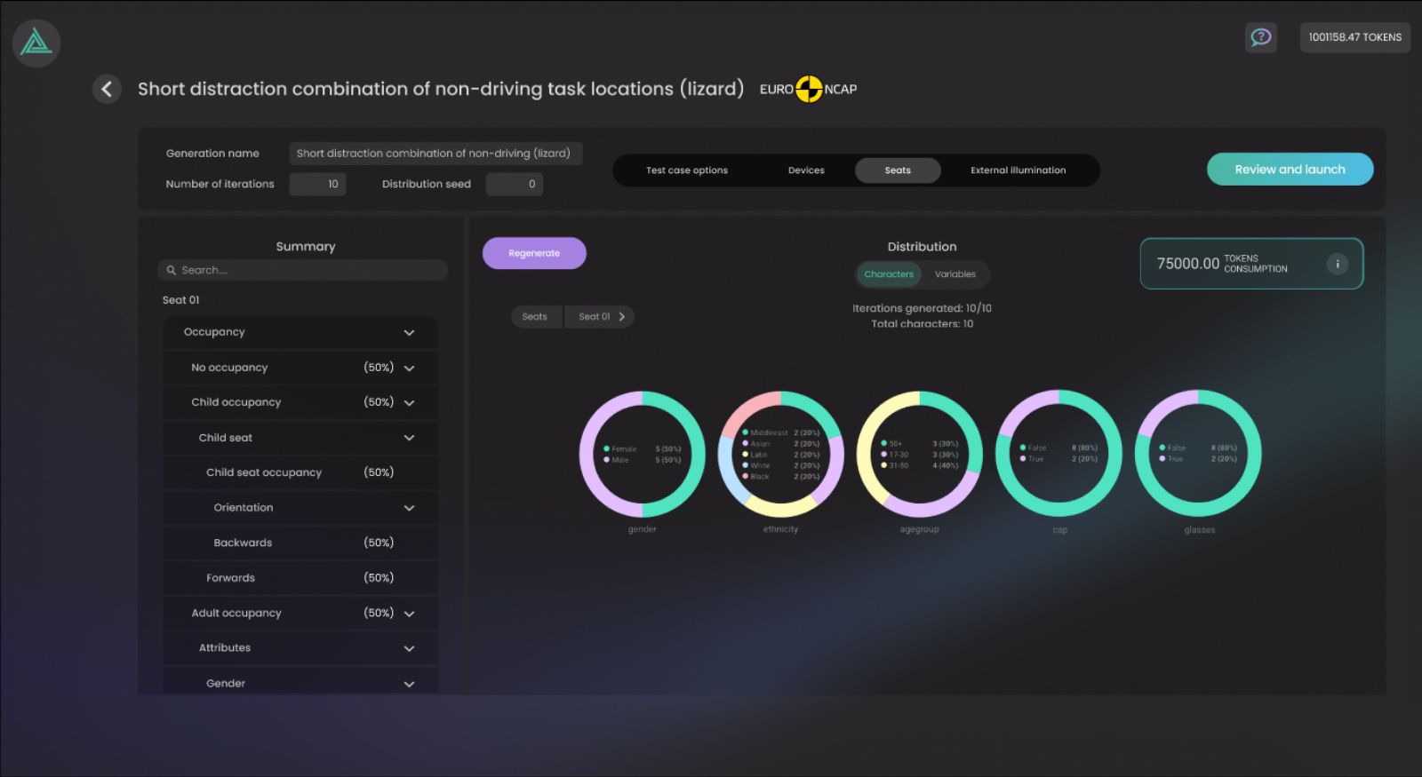 Customize the dataset - Synthetic data for in-cabin monitoring