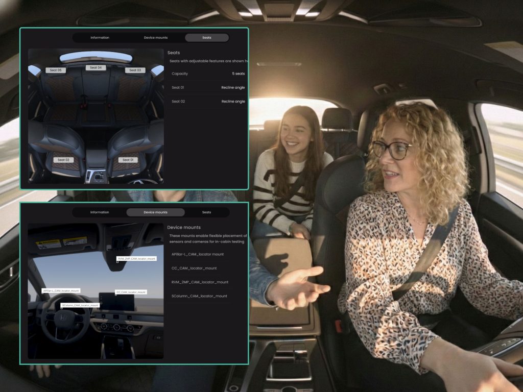 Advanced human & cabin simulation - Synthetic data for in-cabin monitoring